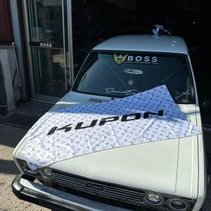 Kupon lv model beyaz büyük havlu