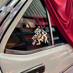 Dont touch my car sticker 13 cm