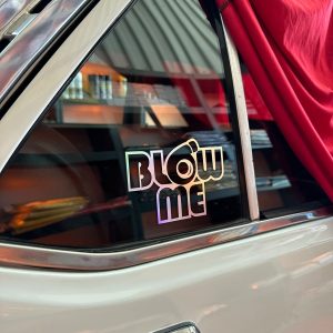 Blow me sticker 13 cm
