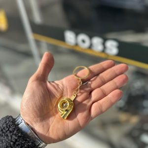 Turbo metal anahtarlık gold