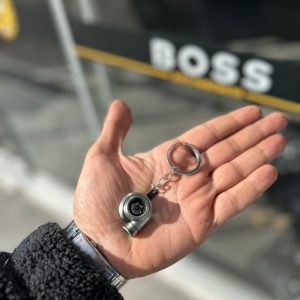 Turbo metal anahtarlık gri