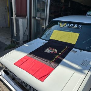 Porsche renkli büyük havlu